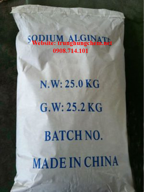 Chất làm dày Acid Sodium alginate